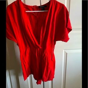 small red romper